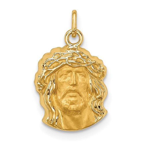 14k-hollow-polished-satin-small-jesus-medal-SolomonJeweler-Wichita-KS-CustomJewelry