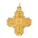 14k-solid-polished-satin-large-4-way-medal-SolomonJeweler-Wichita-KS-CustomJewelry