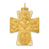 14k-solid-polished-satin-large-4-way-medal-cross-SolomonJeweler-Wichita-KS-CustomJewelry