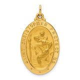 14k-solid-polished-satin-medium-oval-st-christopher-medal-SolomonJeweler-Wichita-KS-CustomJewelry