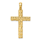 14k-nugget-cross-pendant-SolomonJeweler-Wichita-KS-CustomJewelry