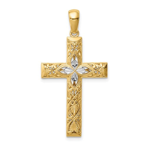 14k-white-rhodium-d-c-cross-pendant-SolomonJeweler-Wichita-KS-CustomJewelry