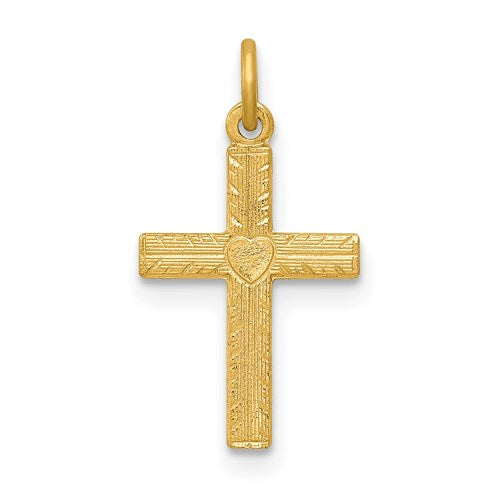 14k-heart-cross-charm-SolomonJeweler-Wichita-KS-CustomJewelry
