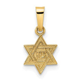 14k-polished-textured-solid-star-of-david-pendant-SolomonJeweler-Wichita-KS-CustomJewelry