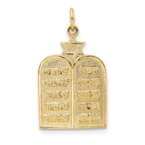 14k-polished-solid-ten-commandments-and-star-pendant-SolomonJeweler-Wichita-KS-CustomJewelry