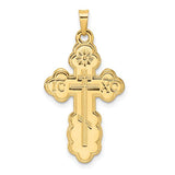 14k-polished-eastern-orthodox-solid-cross-pendant-SolomonJeweler-Wichita-KS-CustomJewelry