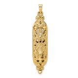 14k-polished-and-textured-solid-mezuzah-pendant-SolomonJeweler-Wichita-KS-CustomJewelry