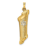 14k-two-tone-hollow-torah-scroll-and-star-pendant-SolomonJeweler-Wichita-KS-CustomJewelry