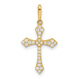 14k-polished-cz-passion-cross-pendant-SolomonJeweler-Wichita-KS-CustomJewelry