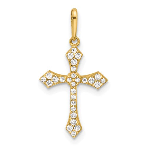 14k-polished-cz-passion-cross-pendant-SolomonJeweler-Wichita-KS-CustomJewelry