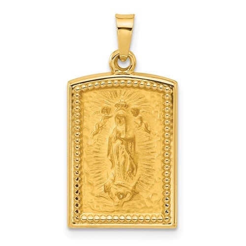 14k-rectangular-hollow-our-lady-of-guadalupe-medal-SolomonJeweler-Wichita-KS-CustomJewelry