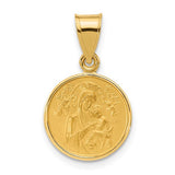 14k-polished-and-satin-solid-our-lady-of-perpetual-help-medal-SolomonJeweler-Wichita-KS-CustomJewelry