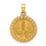 14k-satin-and-polished-st-anthony-medal-round-pendant-SolomonJeweler-Wichita-KS-CustomJewelry
