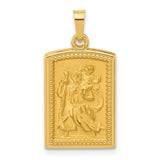 14k-rectangular-hollow-st-christopher-medal-SolomonJeweler-Wichita-KS-CustomJewelry