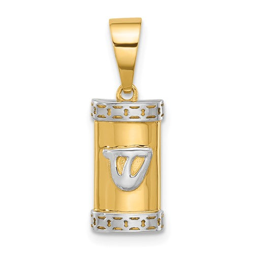 14k-with-white-rhodium-polished-mezuzah-pendant-SolomonJeweler-Wichita-KS-CustomJewelry