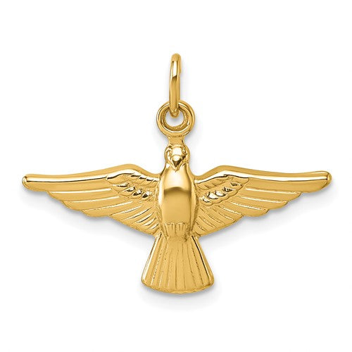 14k-polished-dove-pendant-SolomonJeweler-Wichita-KS-CustomJewelry