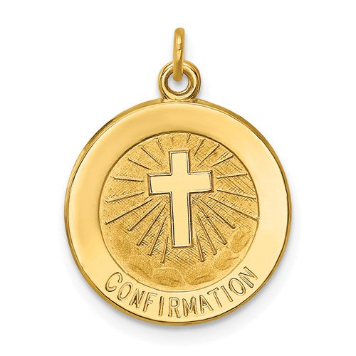 14k-confirmation-medal-charm-SolomonJeweler-Wichita-KS-CustomJewelry