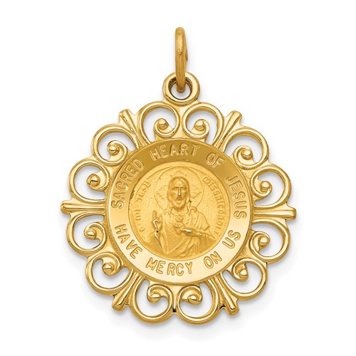 14k-sacred-heart-of-jesus-medal-charm-SolomonJeweler-Wichita-KS-CustomJewelry