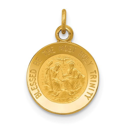 14k-holy-trinity-medal-charm-SolomonJeweler-Wichita-KS-CustomJewelry