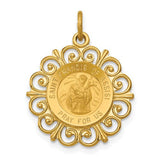 14k-saint-francis-of-assisi-medal-pendant-SolomonJeweler-Wichita-KS-CustomJewelry
