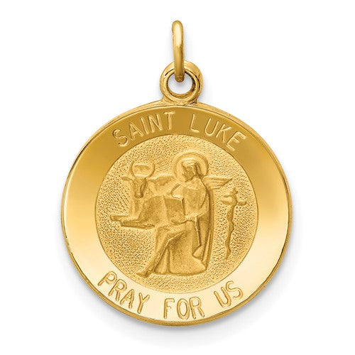 14k-saint-luke-medal-charm-SolomonJeweler-Wichita-KS-CustomJewelry