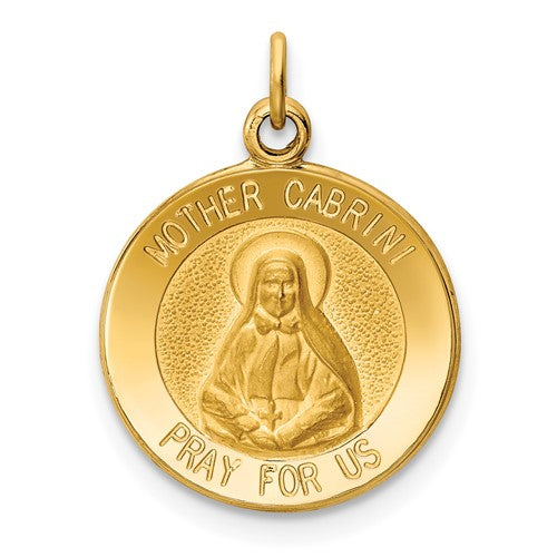 14k-mother-cabrini-medal-charm-SolomonJeweler-Wichita-KS-CustomJewelry