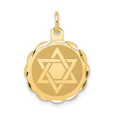 14k-solid-star-of-david-disc-charm-SolomonJeweler-Wichita-KS-CustomJewelry