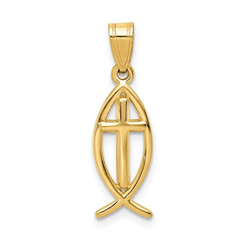 14k-ichthus-fish-pendant-SolomonJeweler-Wichita-KS-CustomJewelry