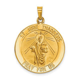 14k-saint-jude-medal-hollow-pendant-SolomonJeweler-Wichita-KS-CustomJewelry
