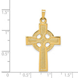 14Karat Yellow Gold Celtic Cross Charm