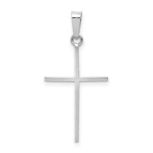 14k-white-gold-cross-charm-SolomonJeweler-Wichita-KS-CustomJewelry