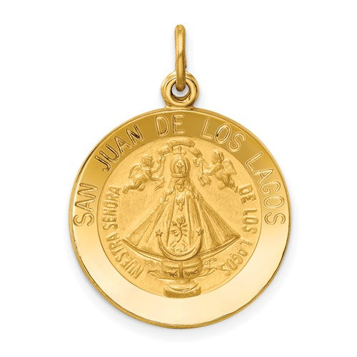 14k-our-lady-of-san-juan-medal-pendant-SolomonJeweler-Wichita-KS-CustomJewelry
