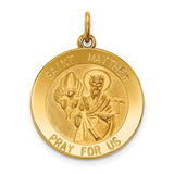14k-saint-matthew-medal-pendant-SolomonJeweler-Wichita-KS-CustomJewelry