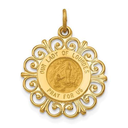 14k-our-lady-of-lourdes-medal-pendant-SolomonJeweler-Wichita-KS-CustomJewelry