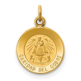14k-caridad-del-cobre-medal-charm-SolomonJeweler-Wichita-KS-CustomJewelry