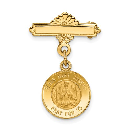 14k-holy-family-medal-pin-SolomonJeweler-Wichita-KS-CustomJewelry