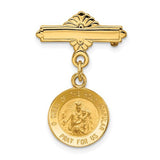 14k-reversible-queen-of-the-holy-scapular-sacred-heart-medal-pin-SolomonJeweler-Wichita-KS-CustomJewelry