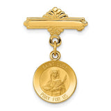 14k-saint-lucy-medal-pin-SolomonJeweler-Wichita-KS-CustomJewelry