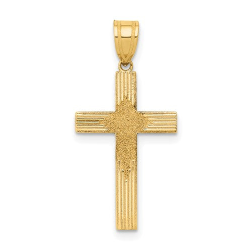 14k-laser-designed-cross-SolomonJeweler-Wichita-KS-CustomJewelry