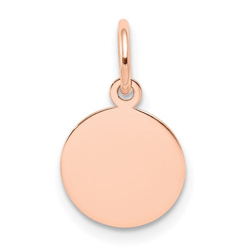14k-rose-gold-plain-013-gauge-circular-engraveable-disc-charm-SolomonJeweler-Wichita-KS-CustomJewelry