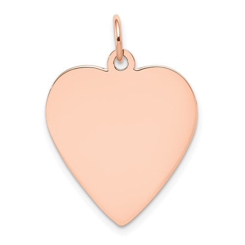 14k-rose-gold-plain-013-gauge-engraveable-heart-disc-charm-SolomonJeweler-Wichita-KS-CustomJewelry