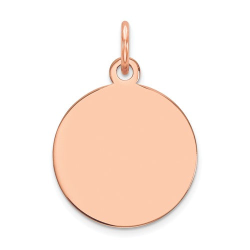 14k-rose-gold-plain-027-gauge-circular-engravable-disc-charm-SolomonJeweler-Wichita-KS-CustomJewelry