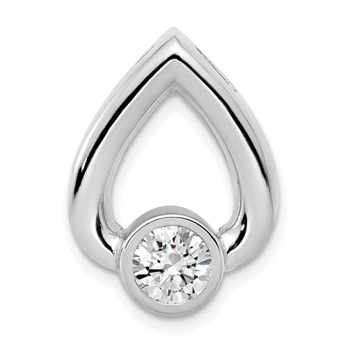 14k-white-gold-teardrop-5mm-diamond-chain-slide-mtg-SolomonJeweler-Wichita-KS-CustomJewelry