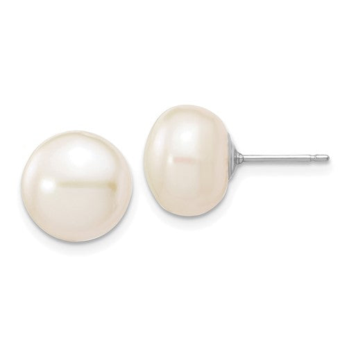 14k-white-gold-10-11mmwhite-button-fw-cultured-pearl-stud-post-earrings-SolomonJeweler-Wichita-KS-CustomJewelry