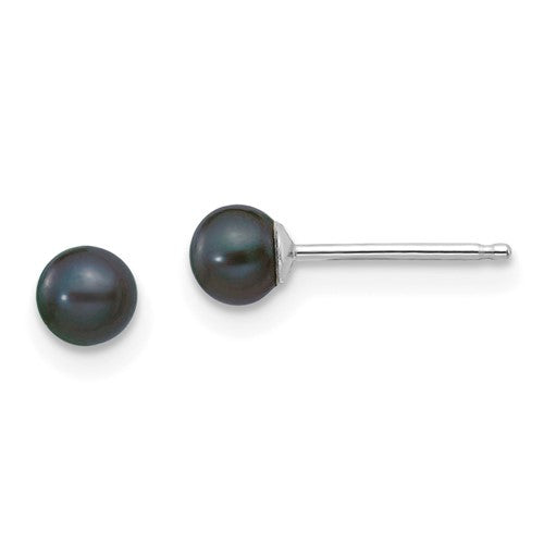 14k-white-gold-3-4mm-black-round-fw-cultured-pearl-stud-post-earrings-SolomonJeweler-Wichita-KS-CustomJewelry