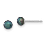 14k-white-gold-4-5mm-black-button-fw-cultured-pearl-stud-post-earrings-SolomonJeweler-Wichita-KS-CustomJewelry
