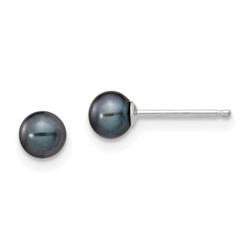 14k-white-gold-4-5mm-black-round-fw-cultured-pearl-stud-post-earrings-SolomonJeweler-Wichita-KS-CustomJewelry