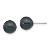 14k-white-gold-9-10mm-black-round-fw-cultured-pearl-stud-post-earrings-SolomonJeweler-Wichita-KS-CustomJewelry