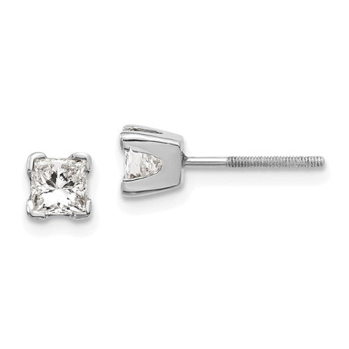 14k-white-gold-aa-quality-complete-princess-cut-diamond-earrings-SolomonJeweler-Wichita-KS-CustomJewelry