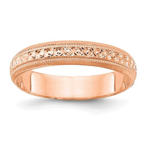 14k-rose-gold-3mm-design-etched-wedding-band-SolomonJeweler-Wichita-KS-CustomJewelry